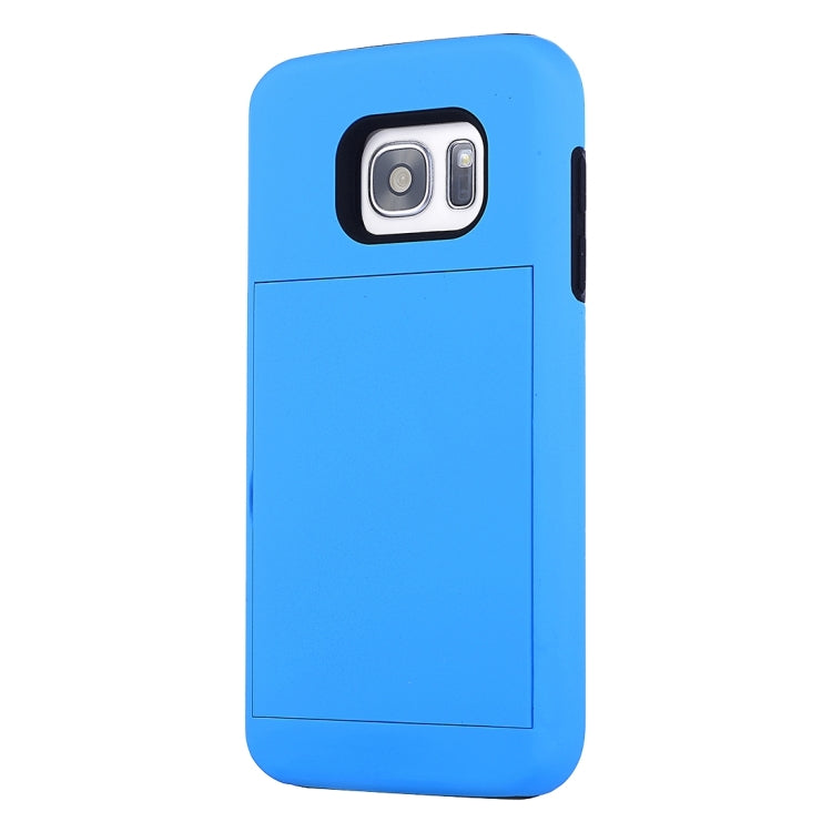 For Galaxy S7 / G930 Silicone + PC Cardfile Combination Case with Holder