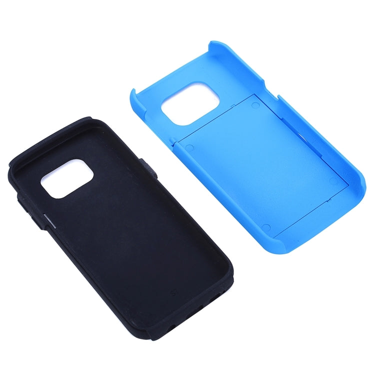For Galaxy S7 / G930 Silicone + PC Cardfile Combination Case with Holder