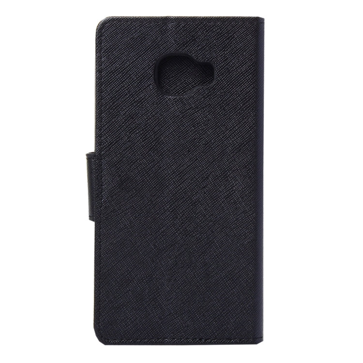 For Galaxy C5 Cross Texture Leather Case with Holder & Card Slots & Wallet