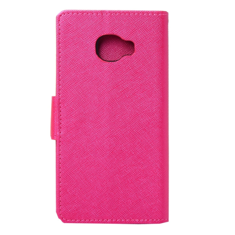 For Galaxy C5 Cross Texture Leather Case with Holder & Card Slots & Wallet