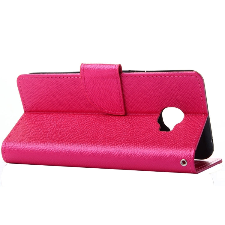 For Galaxy C5 Cross Texture Leather Case with Holder & Card Slots & Wallet