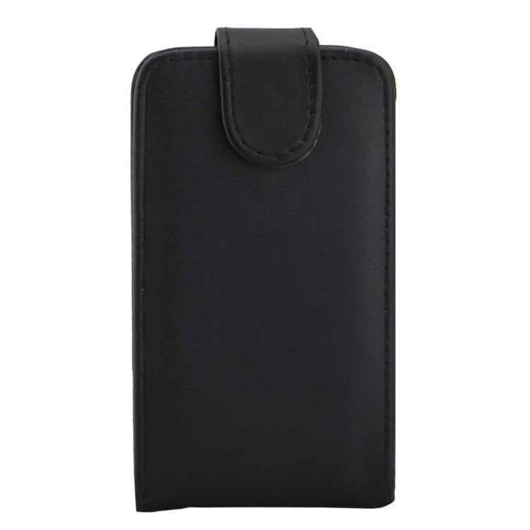 For Galaxy J1 Mini / J105 Plain Texture Vertical Flip Leather Case with Magnetic Buckle(Black)