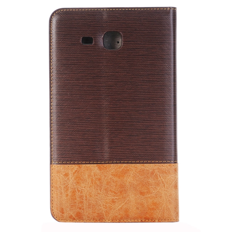 For Galaxy Tab A 7.0 (2016) / T280 Cross Texture Horizontal Flip Leather Case with Holder & Card Slot & Wallet