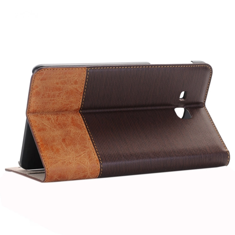 For Galaxy Tab A 7.0 (2016) / T280 Cross Texture Horizontal Flip Leather Case with Holder & Card Slot & Wallet