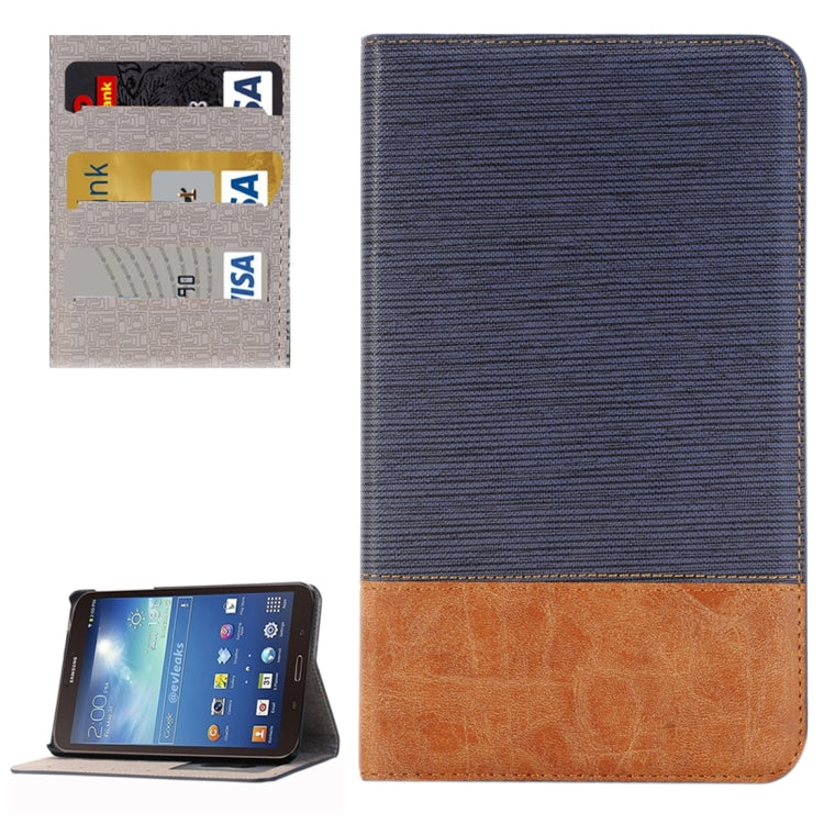 For Galaxy Tab A 7.0 (2016) / T280 Cross Texture Horizontal Flip Leather Case with Holder & Card Slot & Wallet