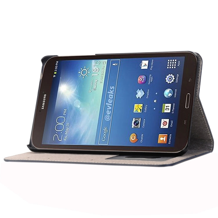 For Galaxy Tab A 7.0 (2016) / T280 Cross Texture Horizontal Flip Leather Case with Holder & Card Slot & Wallet