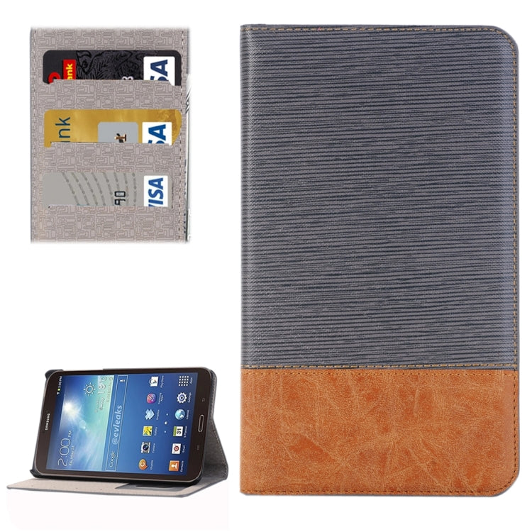 For Galaxy Tab A 7.0 (2016) / T280 Cross Texture Horizontal Flip Leather Case with Holder & Card Slot & Wallet