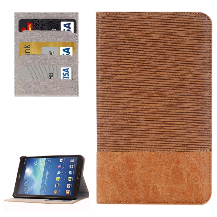 For Galaxy Tab A 7.0 (2016) / T280 Cross Texture Horizontal Flip Leather Case with Holder & Card Slot & Wallet