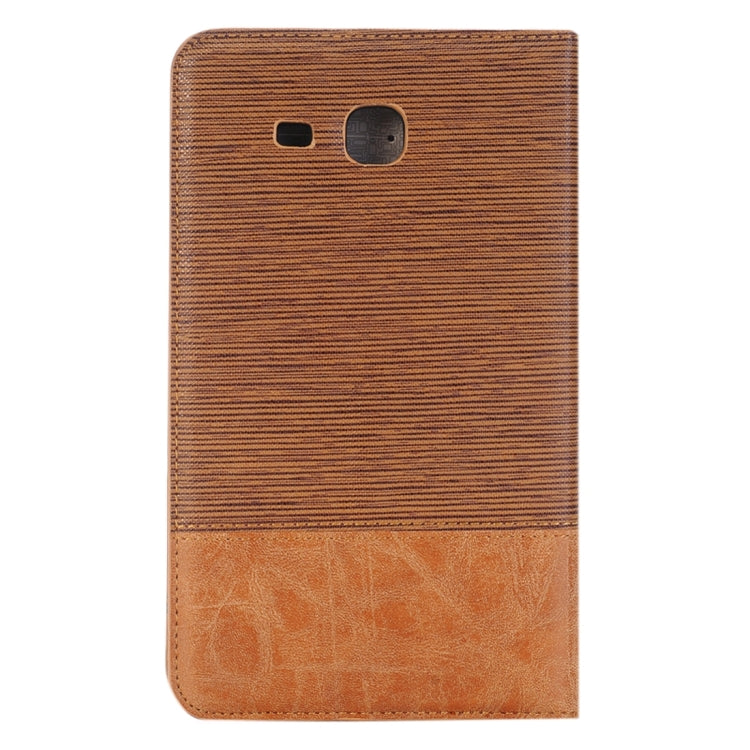 For Galaxy Tab A 7.0 (2016) / T280 Cross Texture Horizontal Flip Leather Case with Holder & Card Slot & Wallet