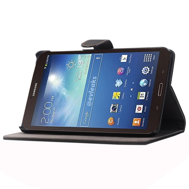 For Galaxy Tab A 7.0 (2016) / T280 Antique Material Horizontal Flip Leather Case with Holder