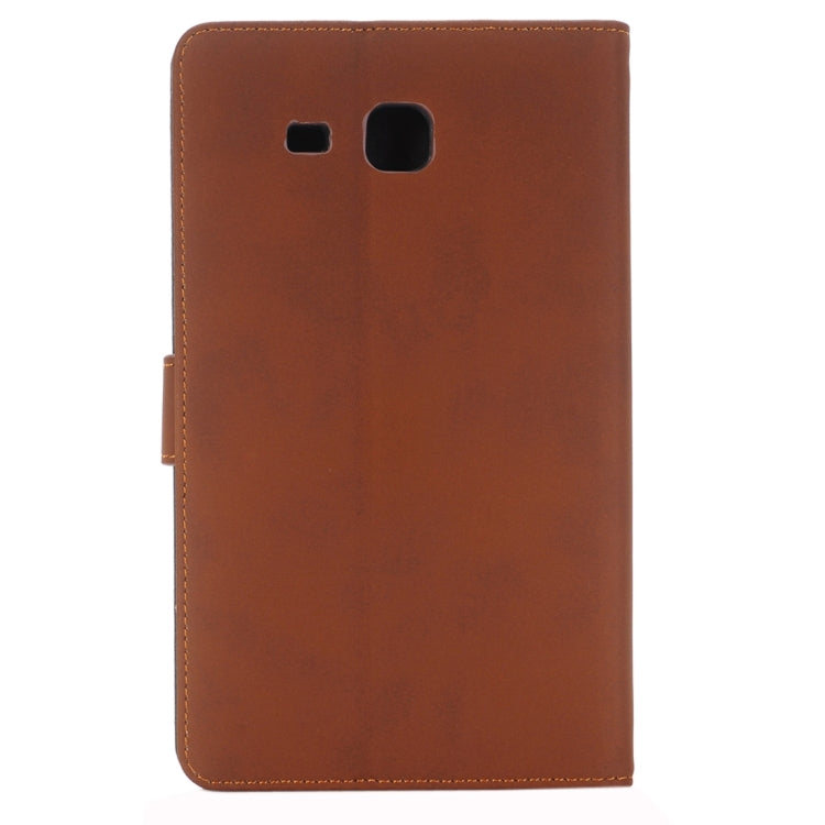 For Galaxy Tab A 7.0 (2016) / T280 Antique Material Horizontal Flip Leather Case with Holder