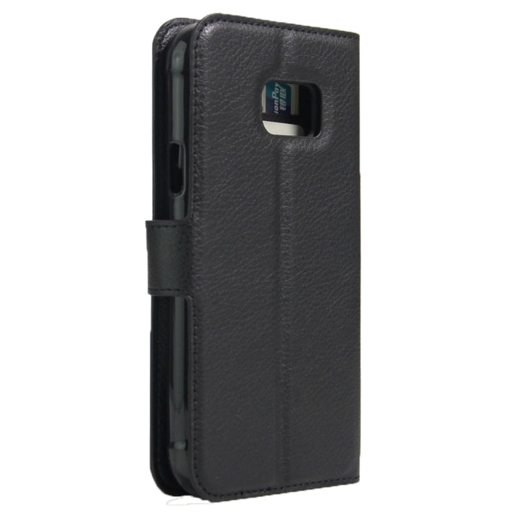 For Galaxy S7 Active Litchi Texture Horizontal Flip Leather Case with Magnetic Buckle & Holder & Card Slots & Wallet