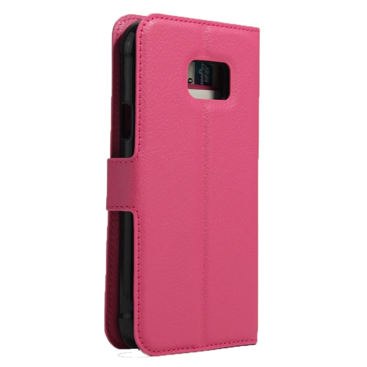 For Galaxy S7 Active Litchi Texture Horizontal Flip Leather Case with Magnetic Buckle & Holder & Card Slots & Wallet