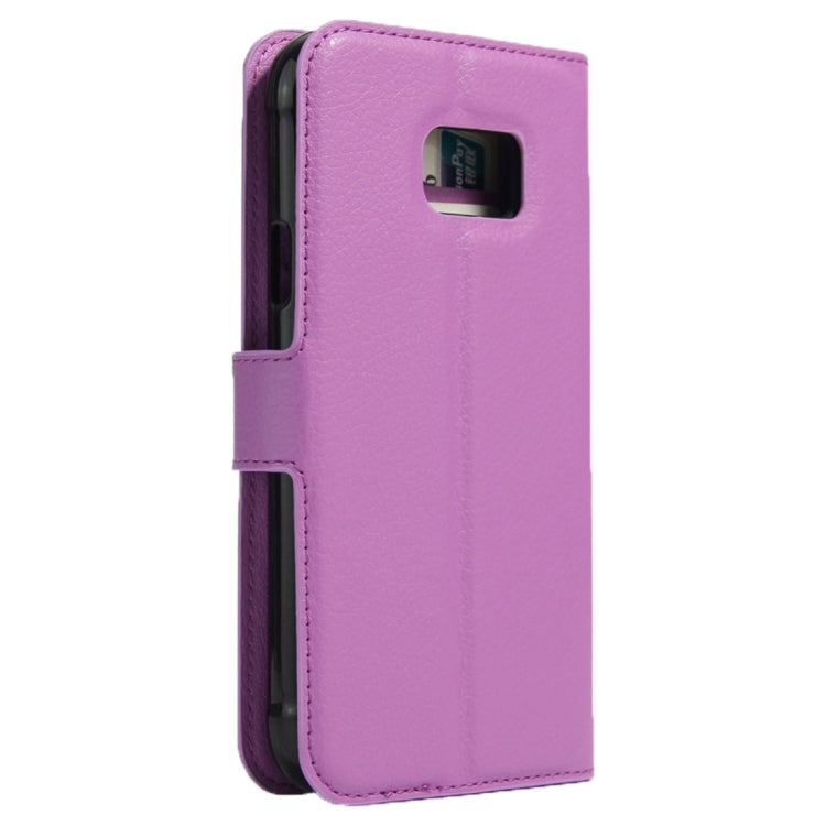 For Galaxy S7 Active Litchi Texture Horizontal Flip Leather Case with Magnetic Buckle & Holder & Card Slots & Wallet