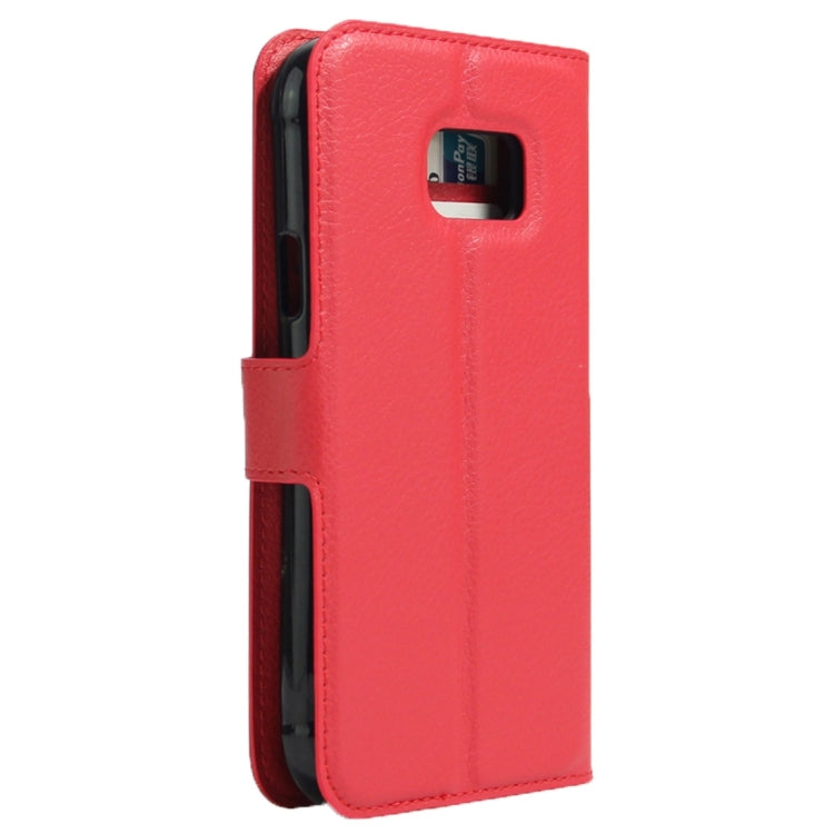 For Galaxy S7 Active Litchi Texture Horizontal Flip Leather Case with Magnetic Buckle & Holder & Card Slots & Wallet