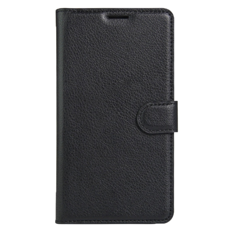 For Galaxy J3 Pro Litchi Texture Horizontal Flip Leather Case with Magnetic Buckle & Holder & Card Slots & Wallet