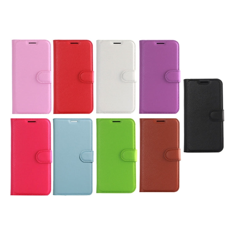 For Galaxy J3 Pro Litchi Texture Horizontal Flip Leather Case with Magnetic Buckle & Holder & Card Slots & Wallet