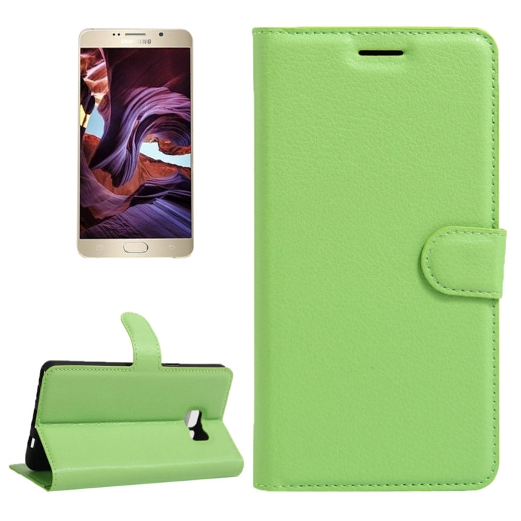 For Galaxy Note 6 / N930F Litchi Texture Horizontal Flip Leather Case with Magnetic Buckle & Holder & Card Slots & Wallet