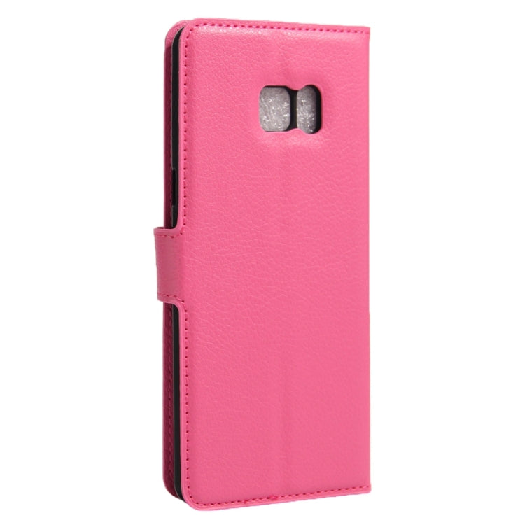For Galaxy Note 6 / N930F Litchi Texture Horizontal Flip Leather Case with Magnetic Buckle & Holder & Card Slots & Wallet