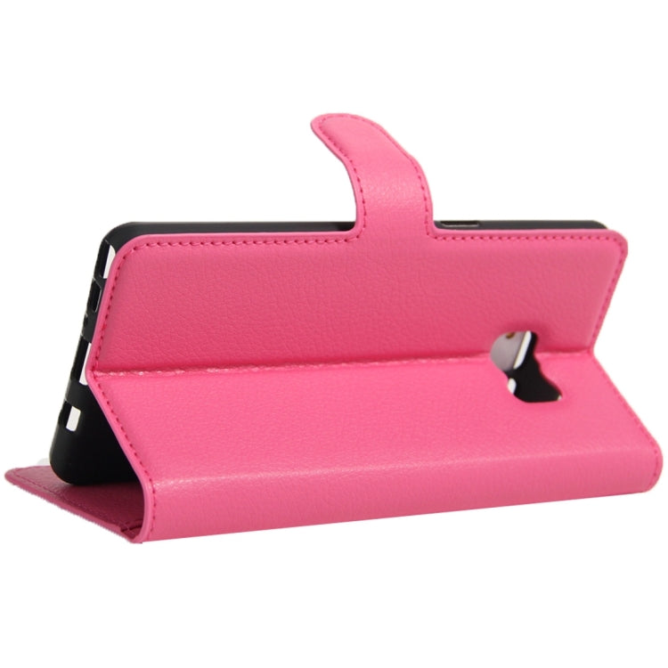 For Galaxy Note 6 / N930F Litchi Texture Horizontal Flip Leather Case with Magnetic Buckle & Holder & Card Slots & Wallet
