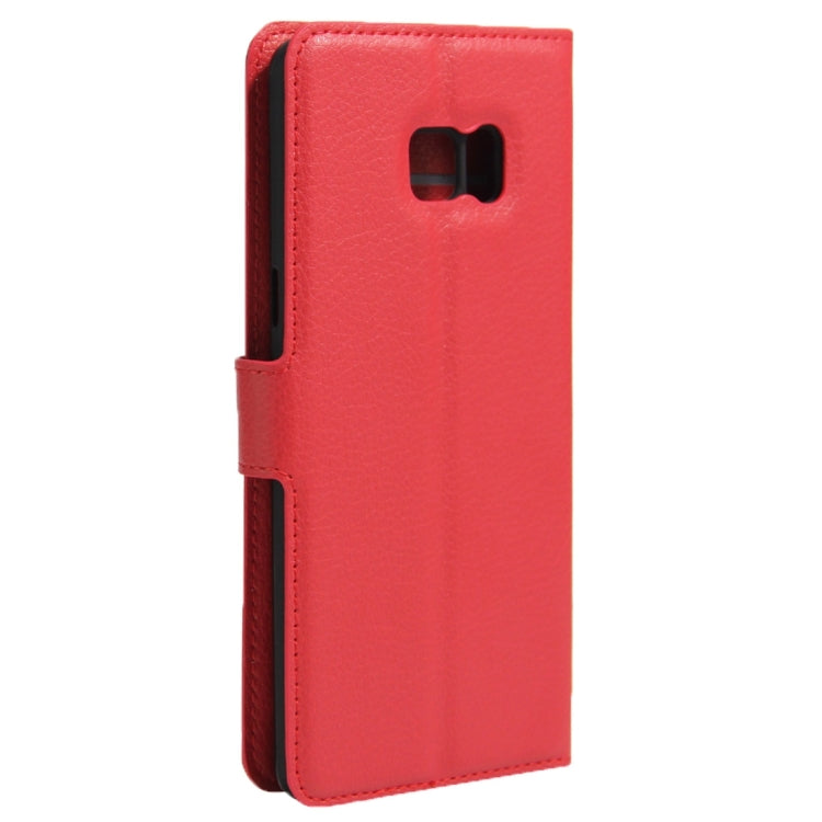 For Galaxy Note 6 / N930F Litchi Texture Horizontal Flip Leather Case with Magnetic Buckle & Holder & Card Slots & Wallet