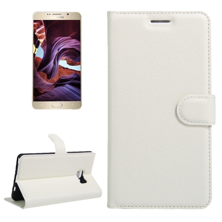 For Galaxy Note 6 / N930F Litchi Texture Horizontal Flip Leather Case with Magnetic Buckle & Holder & Card Slots & Wallet