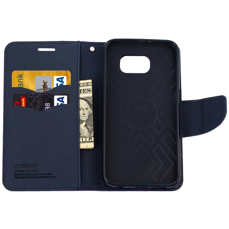 For Galaxy S7 / G930 Diamond Encrusted Fairy Fox Hearts and Crystal Shoes Pattern Cross Texture Horizontal Flip Leather Case with Magnetic Buckle & Holder & Card Slots & Wallet