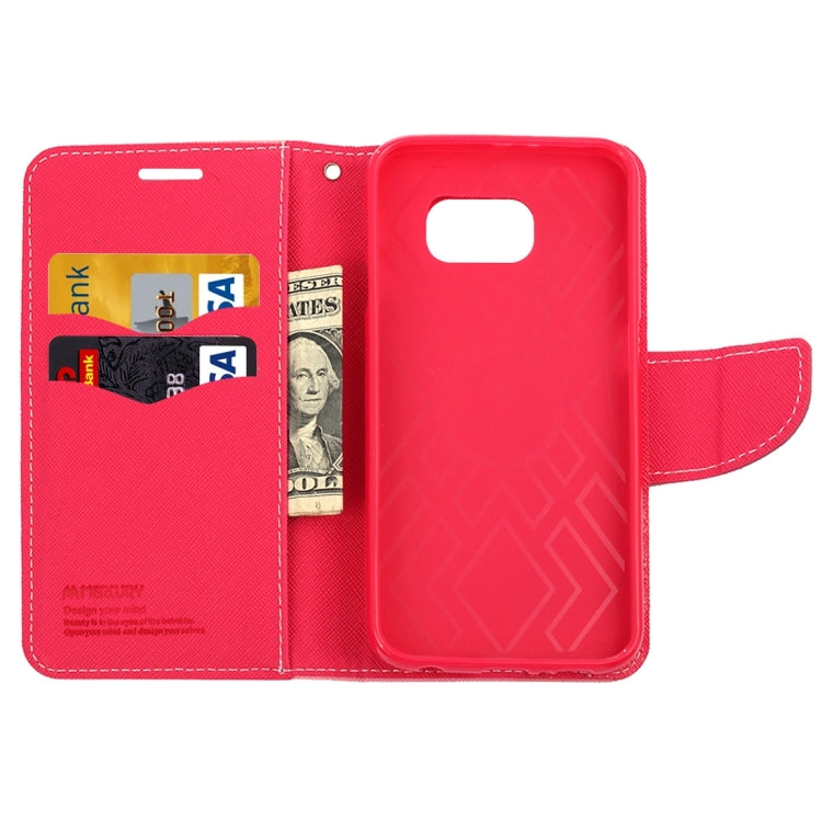 For Galaxy S7 / G930 Diamond Encrusted Fairy Fox Hearts and Crystal Shoes Pattern Cross Texture Horizontal Flip Leather Case with Magnetic Buckle & Holder & Card Slots & Wallet