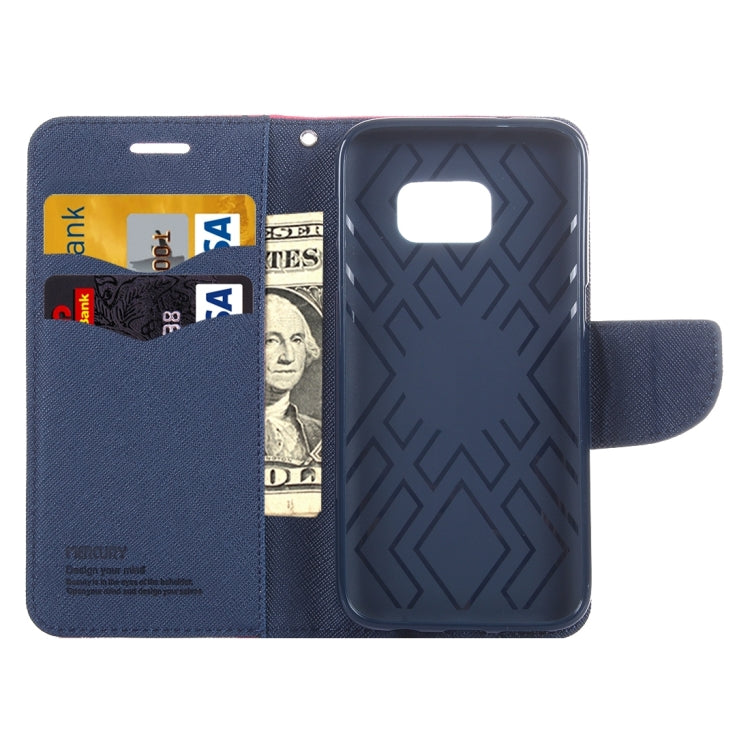 For Galaxy S7 Edge / G935 Diamond Encrusted Fairy Fox Hearts and Crystal Shoes Pattern Cross Texture Horizontal Flip Leather Case with Magnetic Buckle & Holder & Card Slots & Wallet