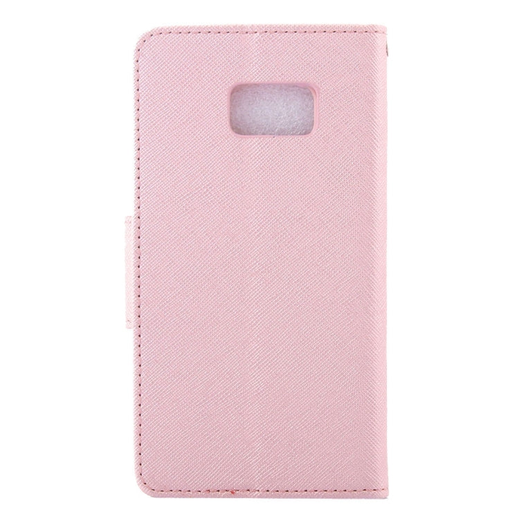 For Galaxy S7 Edge / G935 Diamond Encrusted Fairy Fox Hearts and Crystal Shoes Pattern Cross Texture Horizontal Flip Leather Case with Magnetic Buckle & Holder & Card Slots & Wallet