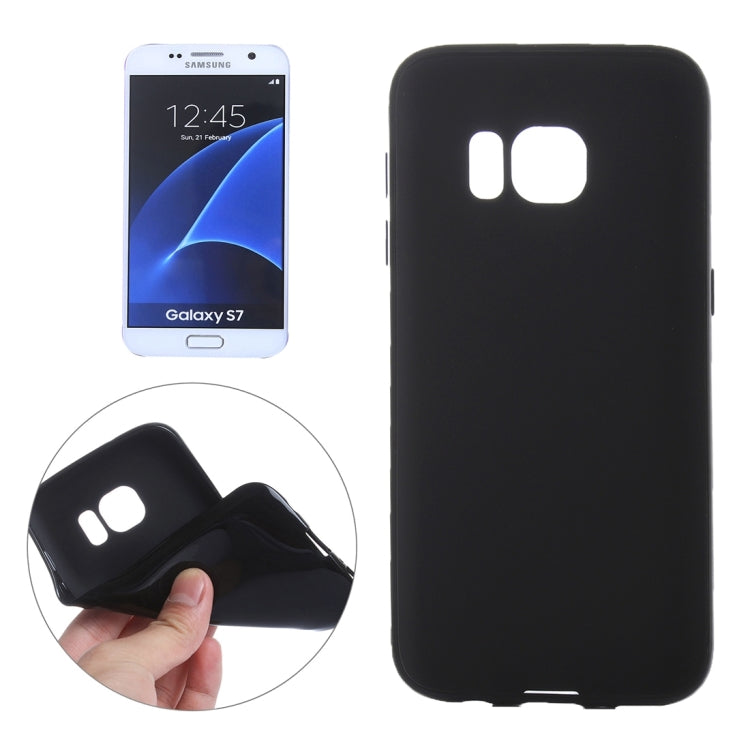 For Galaxy S7 / G930 Solid Color Soft TPU Protective Cover Case