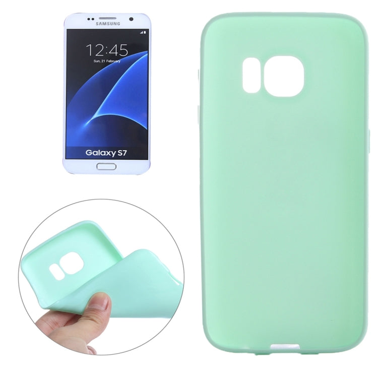 For Galaxy S7 / G930 Solid Color Soft TPU Protective Cover Case