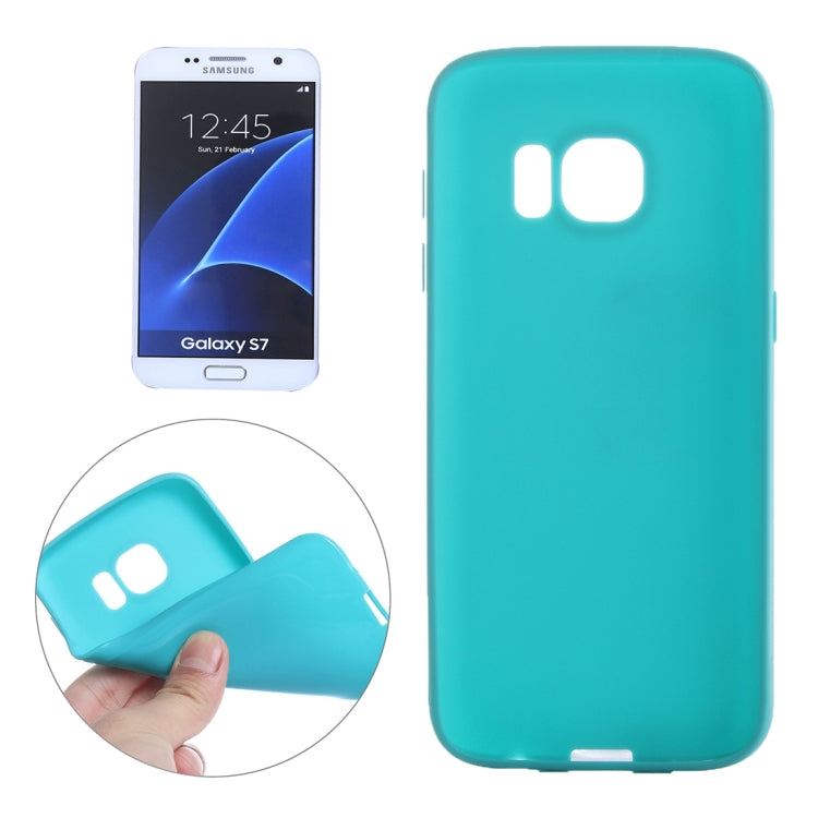 For Galaxy S7 / G930 Solid Color Soft TPU Protective Cover Case