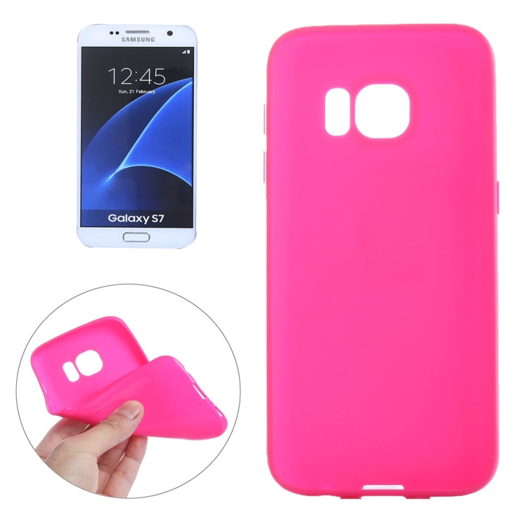 For Galaxy S7 / G930 Solid Color Soft TPU Protective Cover Case