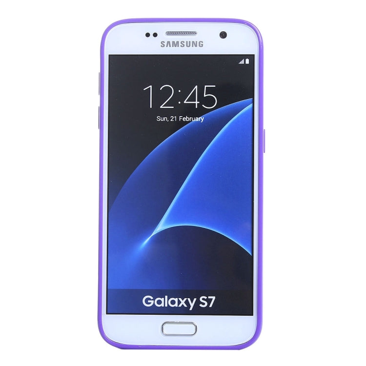 For Galaxy S7 / G930 Solid Color Soft TPU Protective Cover Case