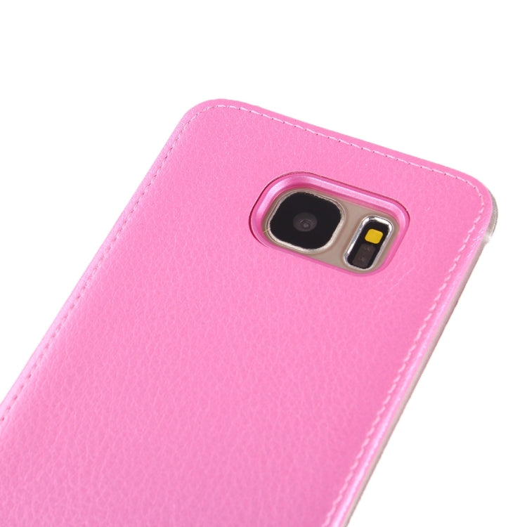 For Galaxy S7 / G930 Litchi Texture Single Bottom Leather Case Back Cover Shell