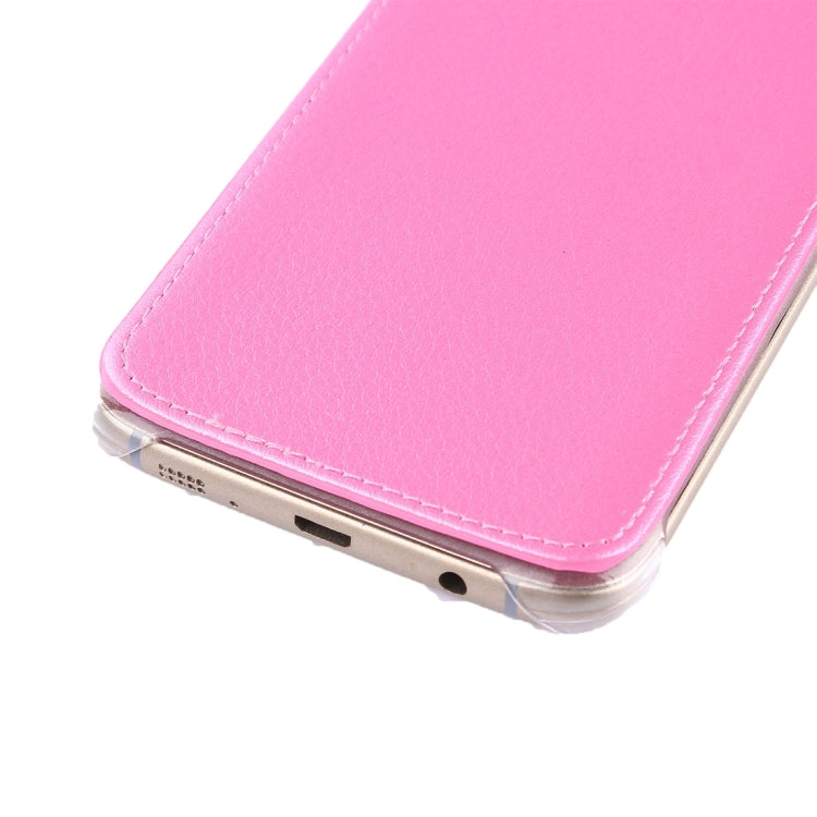 For Galaxy S7 / G930 Litchi Texture Single Bottom Leather Case Back Cover Shell
