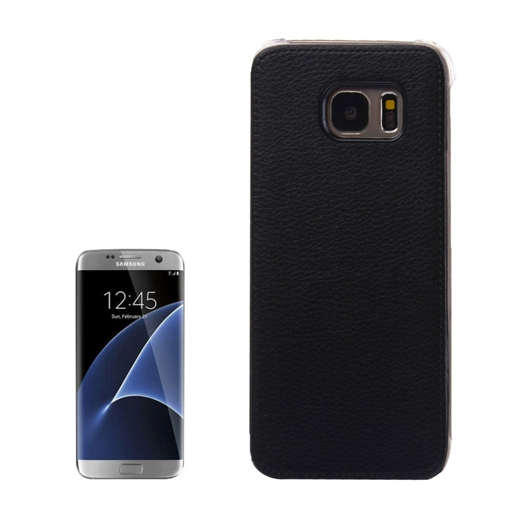 For Galaxy S7 Edge / G935 Litchi Texture Single Bottom Leather Case Back Cover Shell