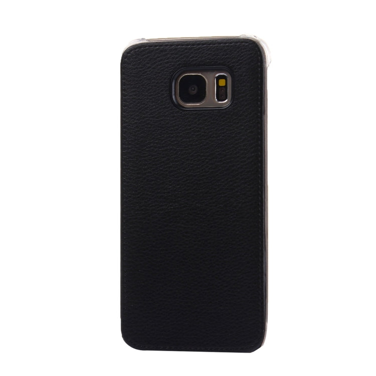 For Galaxy S7 Edge / G935 Litchi Texture Single Bottom Leather Case Back Cover Shell