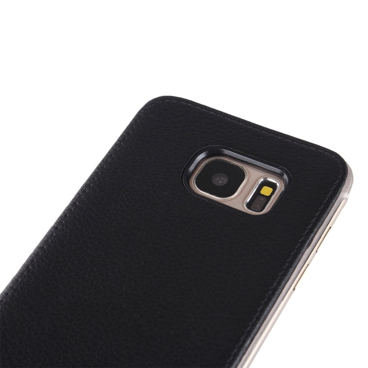 For Galaxy S7 Edge / G935 Litchi Texture Single Bottom Leather Case Back Cover Shell