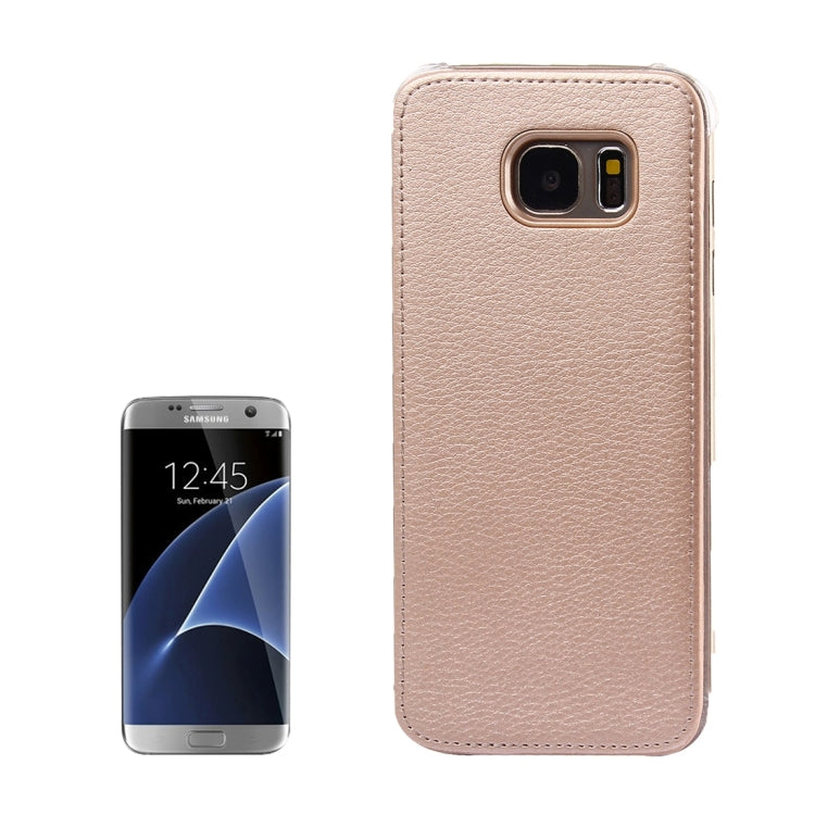 For Galaxy S7 Edge / G935 Litchi Texture Single Bottom Leather Case Back Cover Shell