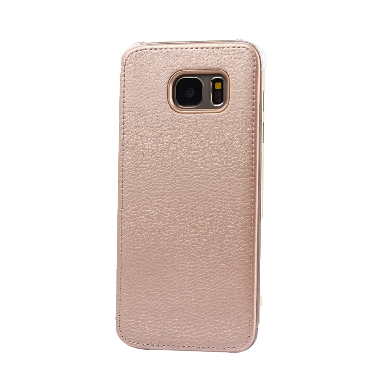 For Galaxy S7 Edge / G935 Litchi Texture Single Bottom Leather Case Back Cover Shell