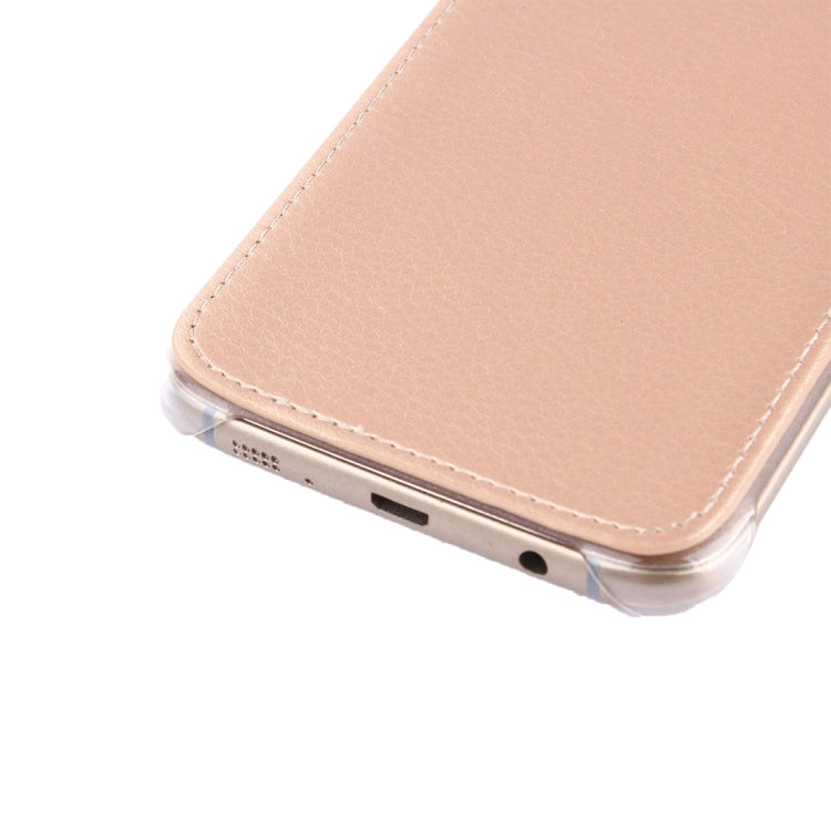 For Galaxy S7 Edge / G935 Litchi Texture Single Bottom Leather Case Back Cover Shell