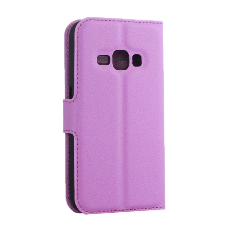For Galaxy J1 Pro & J1 (2016) / J120 Litchi Texture Horizontal Flip Leather Case with Magnetic Buckle & Holder & Card Slots & Wallet