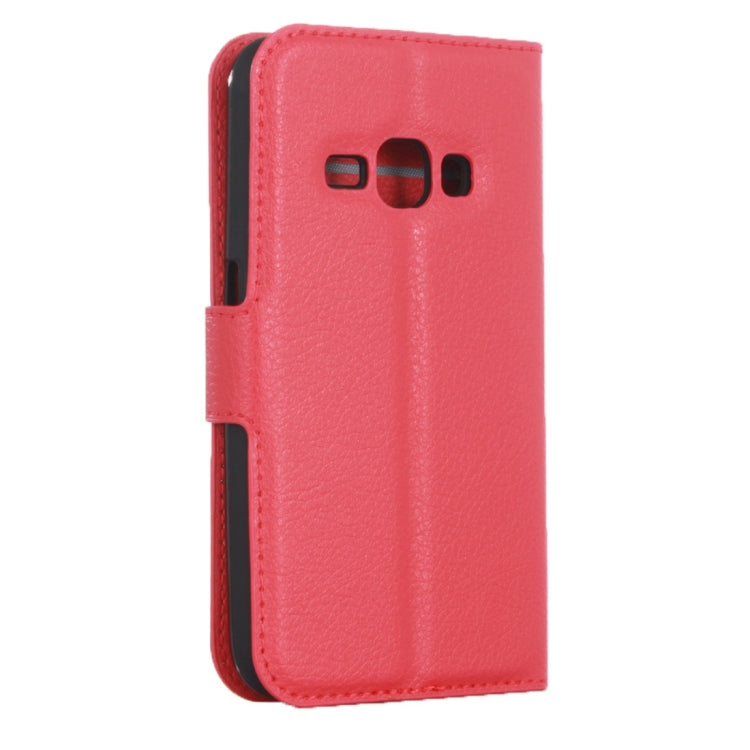 For Galaxy J1 Pro & J1 (2016) / J120 Litchi Texture Horizontal Flip Leather Case with Magnetic Buckle & Holder & Card Slots & Wallet