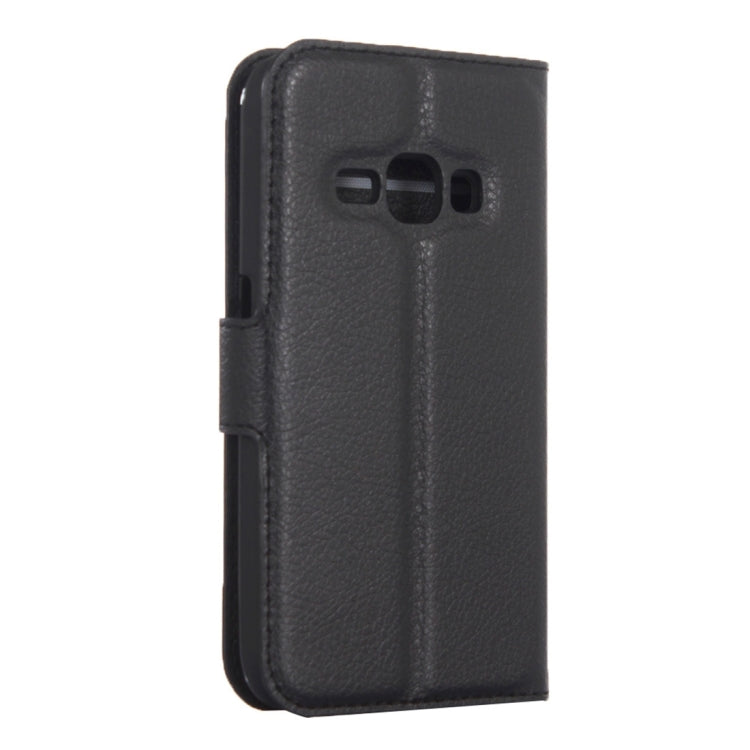 Litchi Texture Horizontal Flip Leather Case for Galaxy J2 Pro (2016) & J2 (2016) / J210F, with Magnetic Buckle & Holder & Card Slots & Wallet