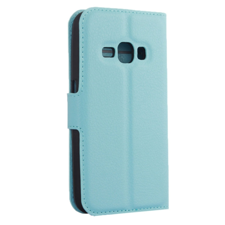 Litchi Texture Horizontal Flip Leather Case for Galaxy J2 Pro (2016) & J2 (2016) / J210F, with Magnetic Buckle & Holder & Card Slots & Wallet