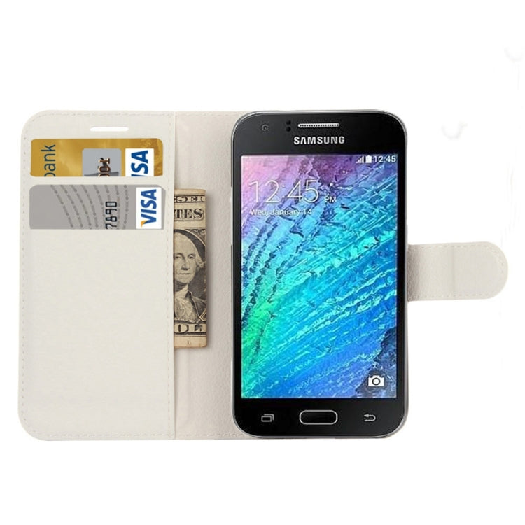 Litchi Texture Horizontal Flip Leather Case for Galaxy J2 Pro (2016) & J2 (2016) / J210F, with Magnetic Buckle & Holder & Card Slots & Wallet