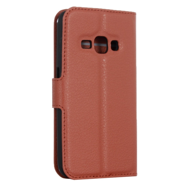 Litchi Texture Horizontal Flip Leather Case for Galaxy J2 Pro (2016) & J2 (2016) / J210F, with Magnetic Buckle & Holder & Card Slots & Wallet