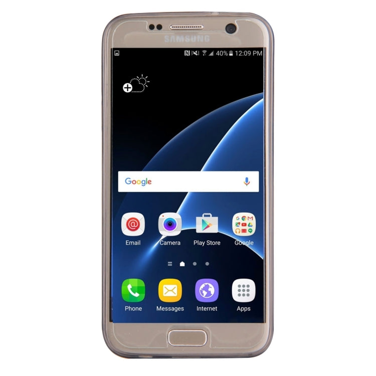 For Galaxy S7 / G930 0.75mm Ultra-thin Transparent TPU Protective Case(Grey)